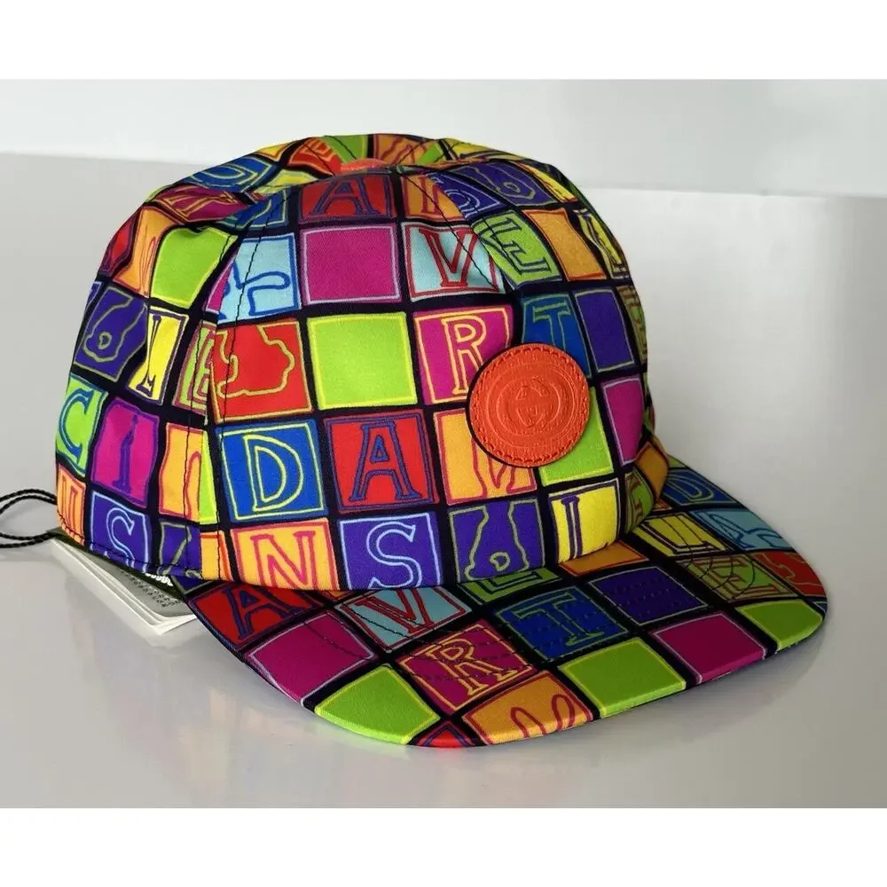 Gucci Lunar New Year Cube Bunny Print Baseball Hat Cotton S (57 cm) IT 730186 IT